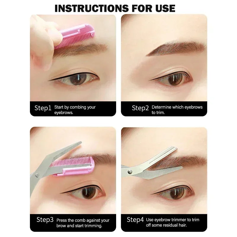 Stainless Steel Eyebrow Scissors