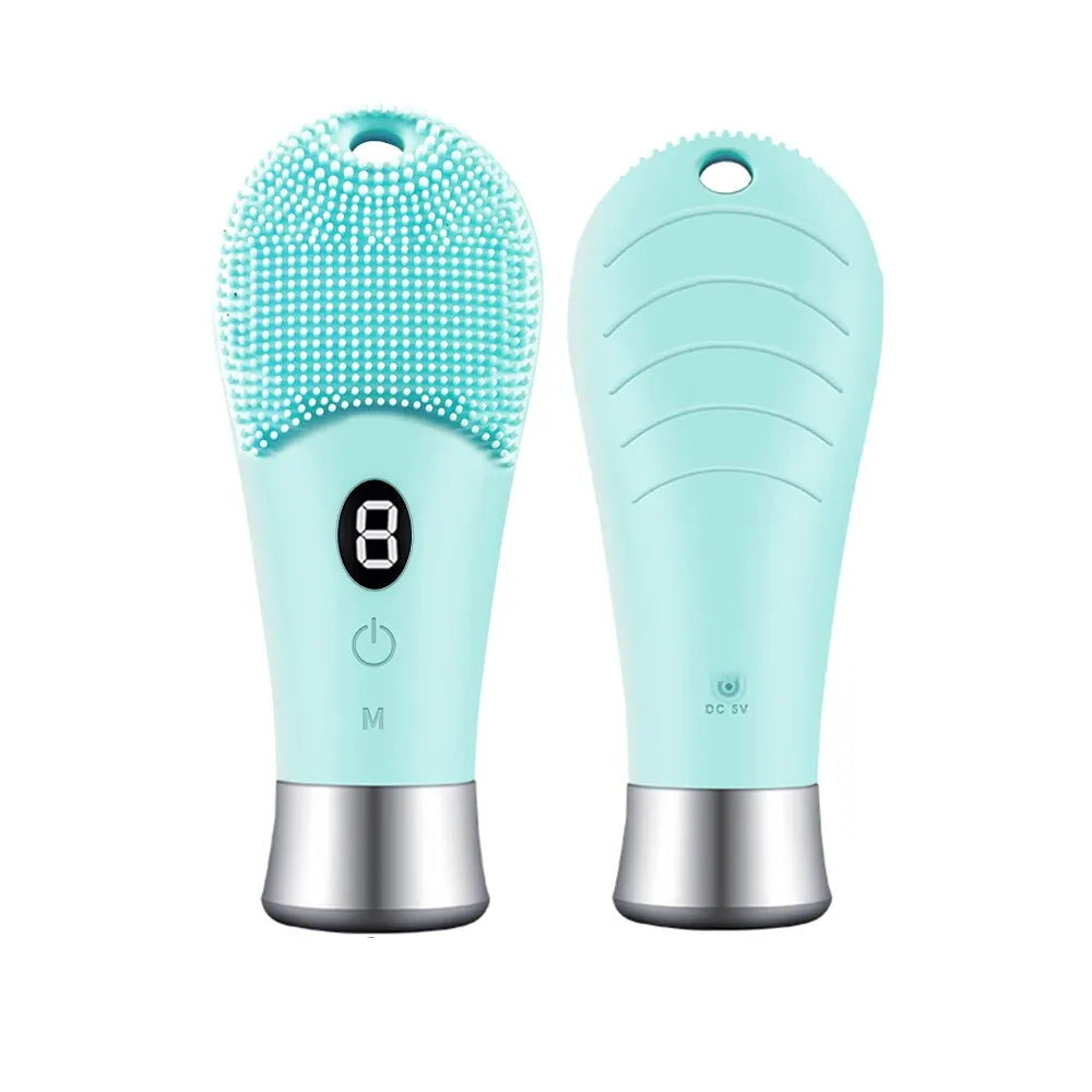 9-Gear Ultrasonic Facial Brush Cleaner