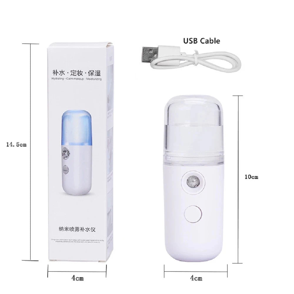 USB Mist Facial Sprayer Rechargeable Nebulizer