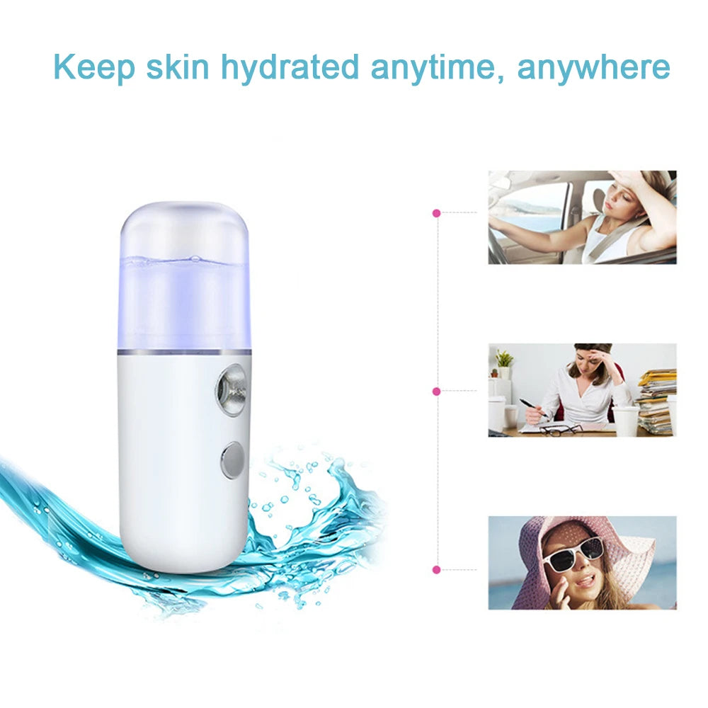 USB Mist Facial Sprayer Rechargeable Nebulizer