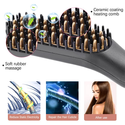 Electric Hot Comb Straightener