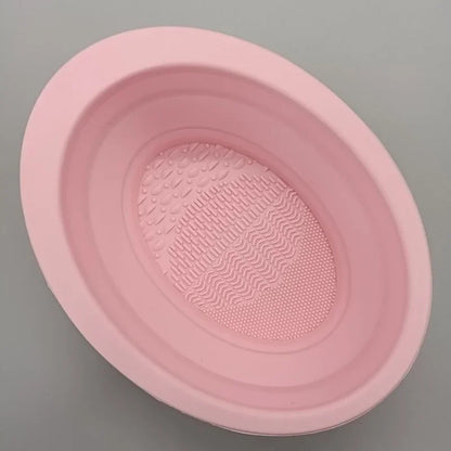 Silicone Foldable Makeup Brush Cleaner Bowl