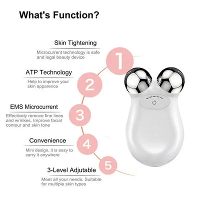 Microcurrent Facial Massager Roller