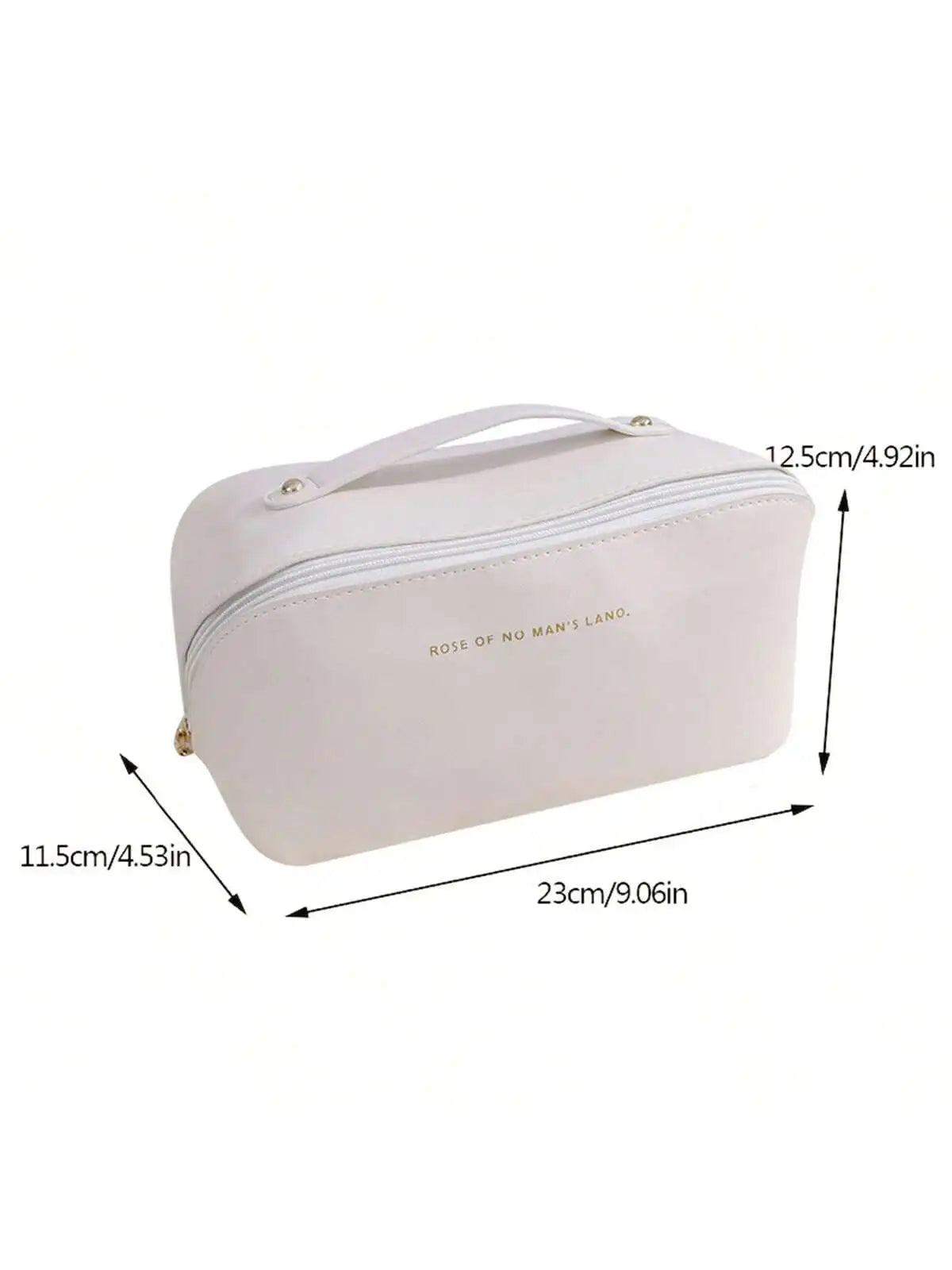 Large Capacity Portable Leather Travel Cosmetic Bag