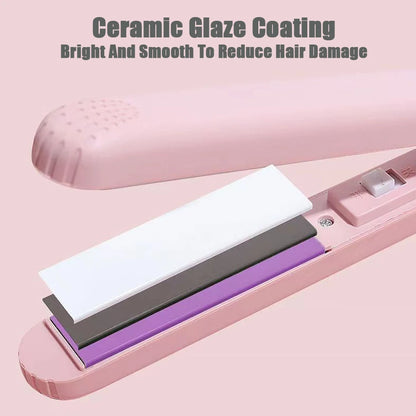 Pink Ceramic Flat Iron Hair Straightener