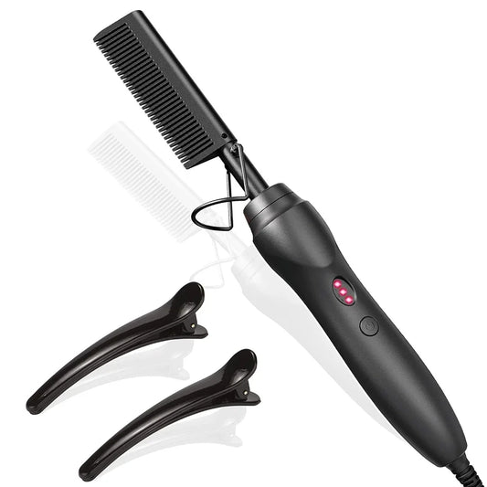 Portable Hot Comb Hair Straightener