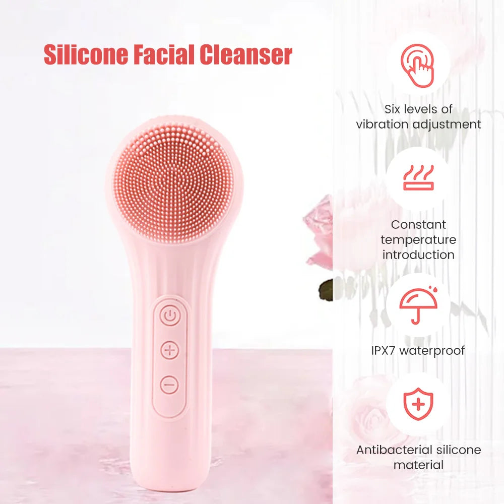 Waterproof Sonic Facial Cleansing Brush