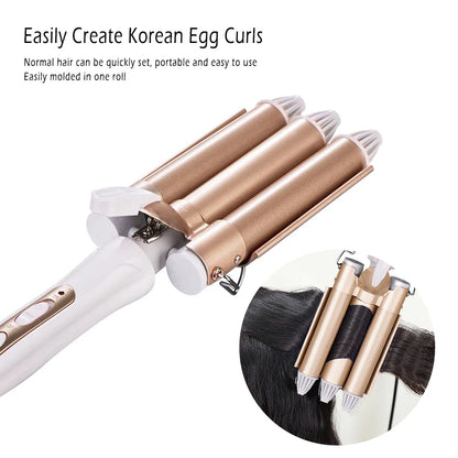 Professional Electric Hair Curler Tourmaline Ceramic Curling Styler