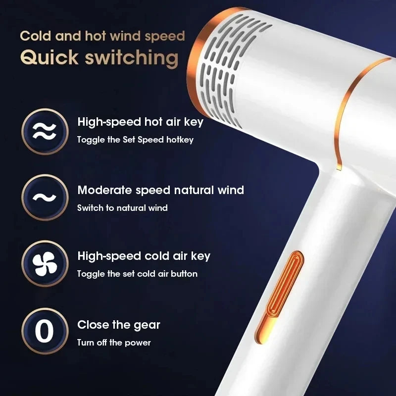 Anion Hair Dryer Professional High-Speed Thermostat