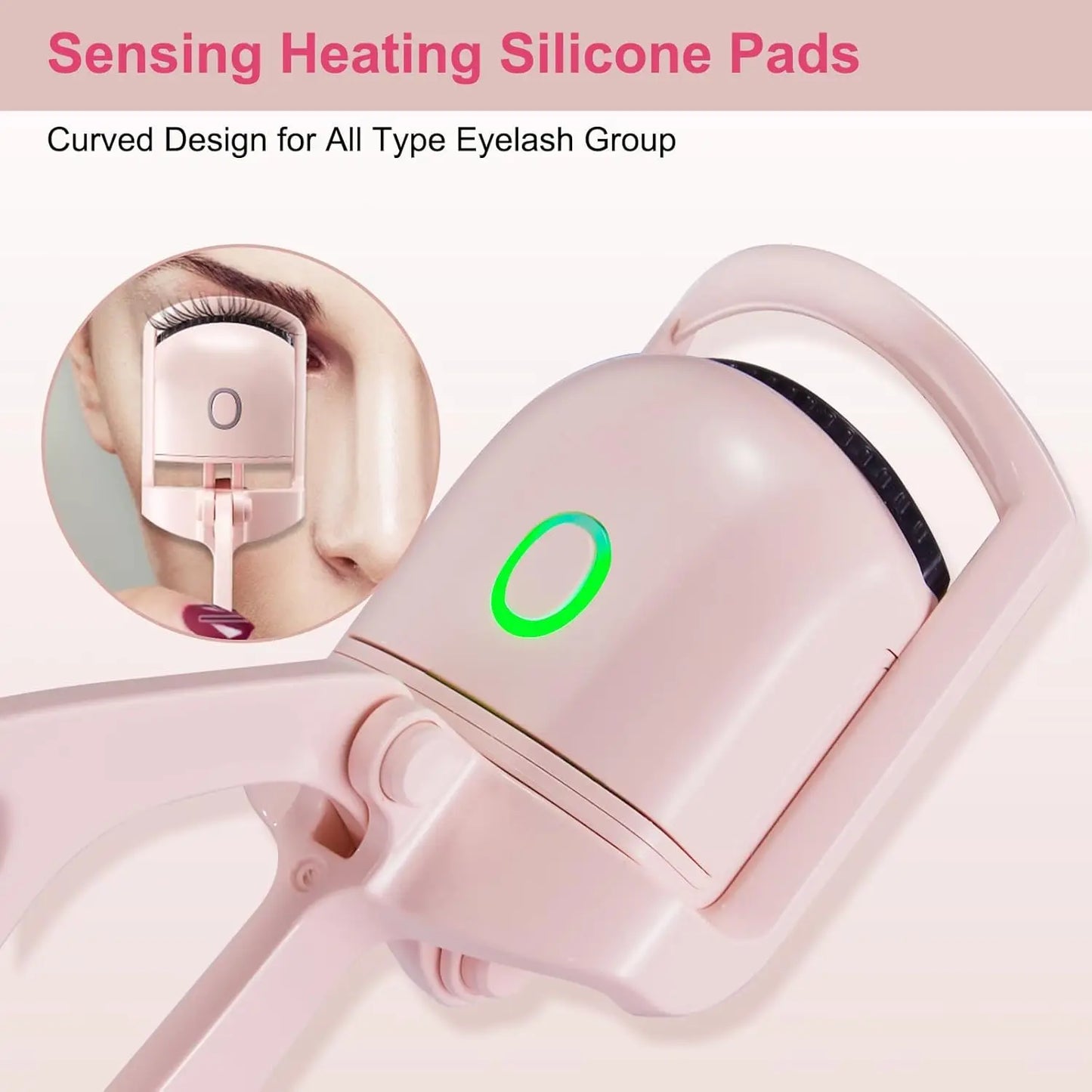 Rechargeable Electric Heated Eyelash Curler